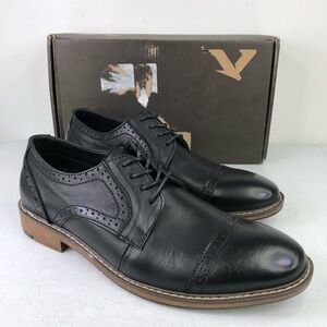 Vance Co Warren Black Oxford Dress Shoes